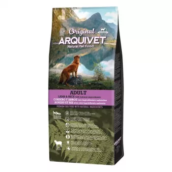 Sucha karma dla psa ARQUIVET Oryginalny Adult Lamb with Rice 12 kg — 26% białka, 14% tłuszczu, 9% wilgotności