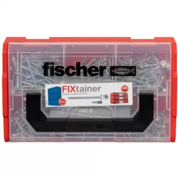 Zestaw wkrętów FISCHER FixTainer PowerFast II, 702 sztuki, gwint pełny, ocynkowane