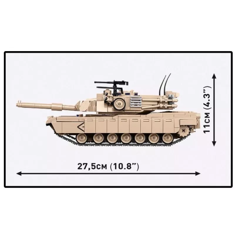 Klocki konstrukcyjne Cobi M1A2 Abrams 1025 elementów model CO BI-2632