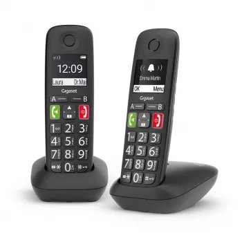 Analogowy telefon bezprzewodowy Gigaset E290 Duo