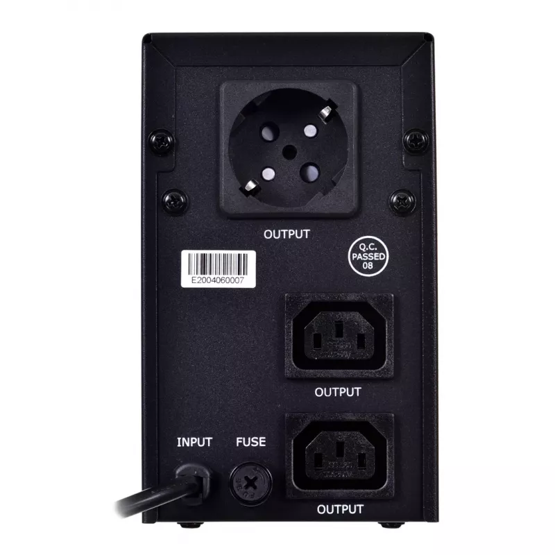 Zasilacz awaryjny ENERGENIE EG-UPS-031 Line-Interactive 0,65 kVA 390 W 2x gniazda C13, 7 Ah VRLA