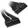 SILVERSTONE 24-pin ATX extension kabel SST-PP06BE-MB35, 350 mm, czarny