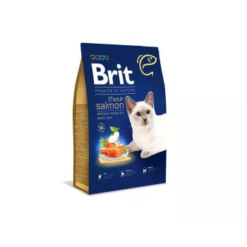 Brit Premium by Nature Adult sucha karma dla kotów z łososiem, 1,5 kg