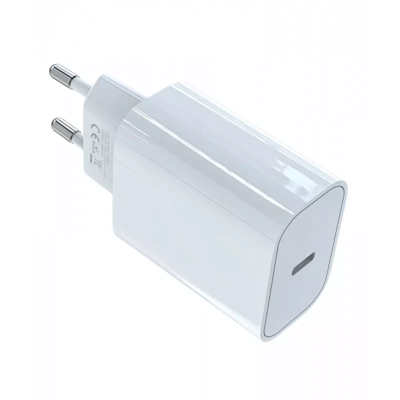 Universal charger USB C 20W Moc Delivery Biały