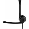 Sennheiser PC 7 USB Headset Słuchawki przewodowe na pałąku do biura/centrum telefonicznego USB Type-A Czarny
