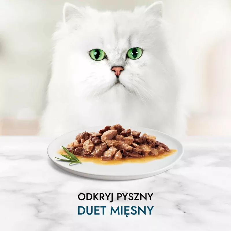 Mokra karma dla kota Gourmet Perle Adult 4 x 85 g - Królik, wilgotna, białko 12,5%, tłuszcz 2,5%