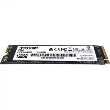 Dysk SSD Patriot P320 128GB M.2 2280 PCIe 3.0 x4 NVMe