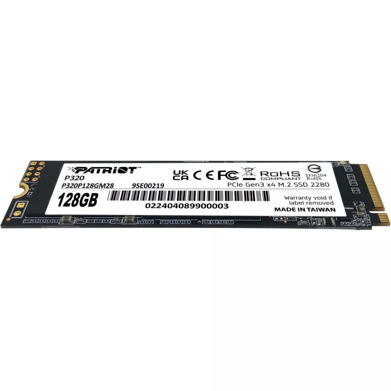 Dysk SSD Patriot P320 128GB M.2 2280 PCIe 3.0 x4 NVMe