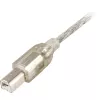 Kabel USB DeLOCK 0.5m A-B Szary 82057