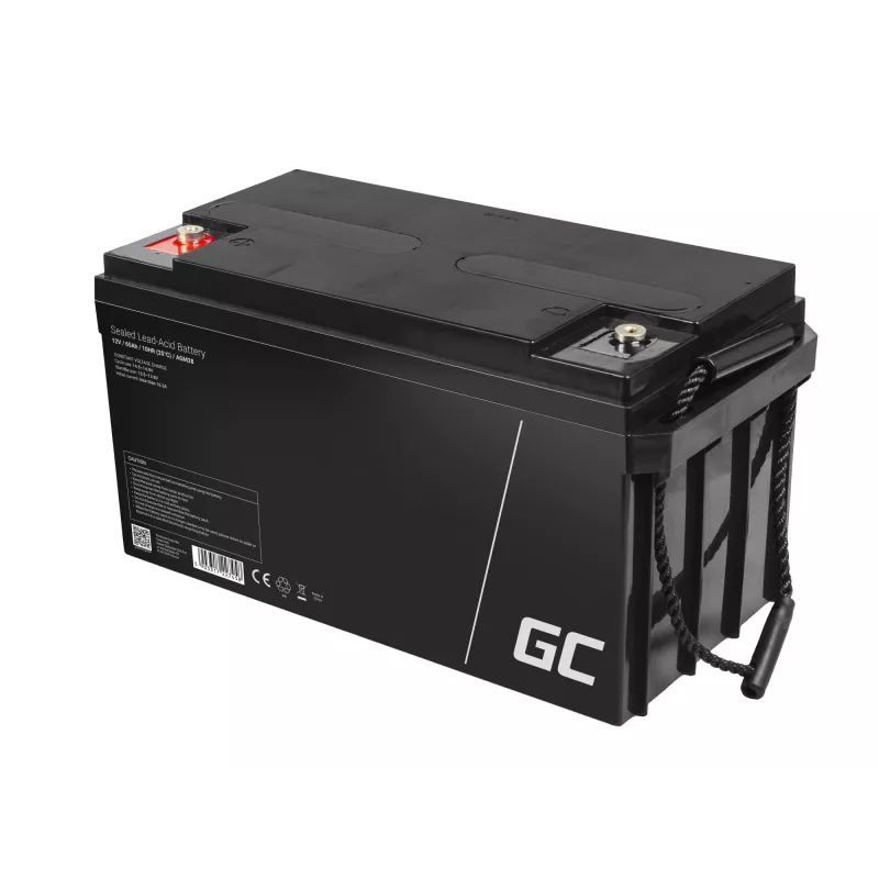 Akumulator zielony Cell AGM28 przemysłowy akumulator bezobsługowy kwasowo-ołowiowy (VRLA) 12 V 65000 mAh, 1 szt., 20 kg