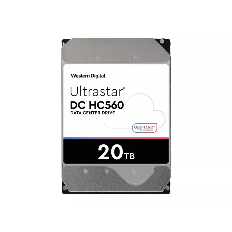 WD Ultrastar DC HC560 - Festplatte - 20TB - intern - 3.5 (8,9 cm) - SAS 12Gb/s - 7200 U/min - Puffer: 512MB (0F38652)