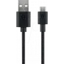 Kabel do ładowania i synchronizacji Goobay Micro USB, czarny, 2 m - do urządzeń z Androidem, czarny (38660)