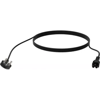 Kabel zasilający Vision TC 3MUKCVLF/BL 3m BS 1363 IEC C5 czarny