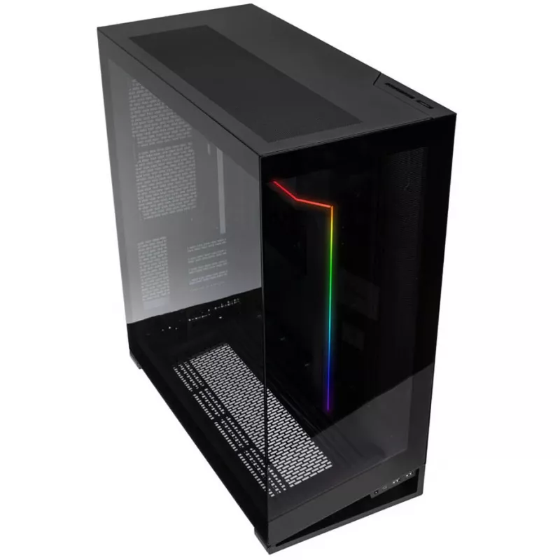 PHANTEKS NV Series NV7 Obudowa E-ATX, szkło hartowane, ARGB - czarny & M25 Gen2 PWM D-RGB Fan 3er-Pack - Reverse Blade, 140mm + zestaw DRGB