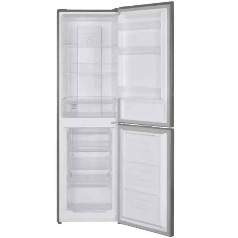 Lodówko-zamrażarka MPM MPM-248-FF-58 — wolnostojąca 248 L (całkowita 265 L), zamrażarka dolna 82 L, No Frost, ciemny inox
