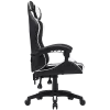 Fotel gamingowy CANYON Core SGCH2 — czarno-biały, ergonomiczny design, regulowana wysokość