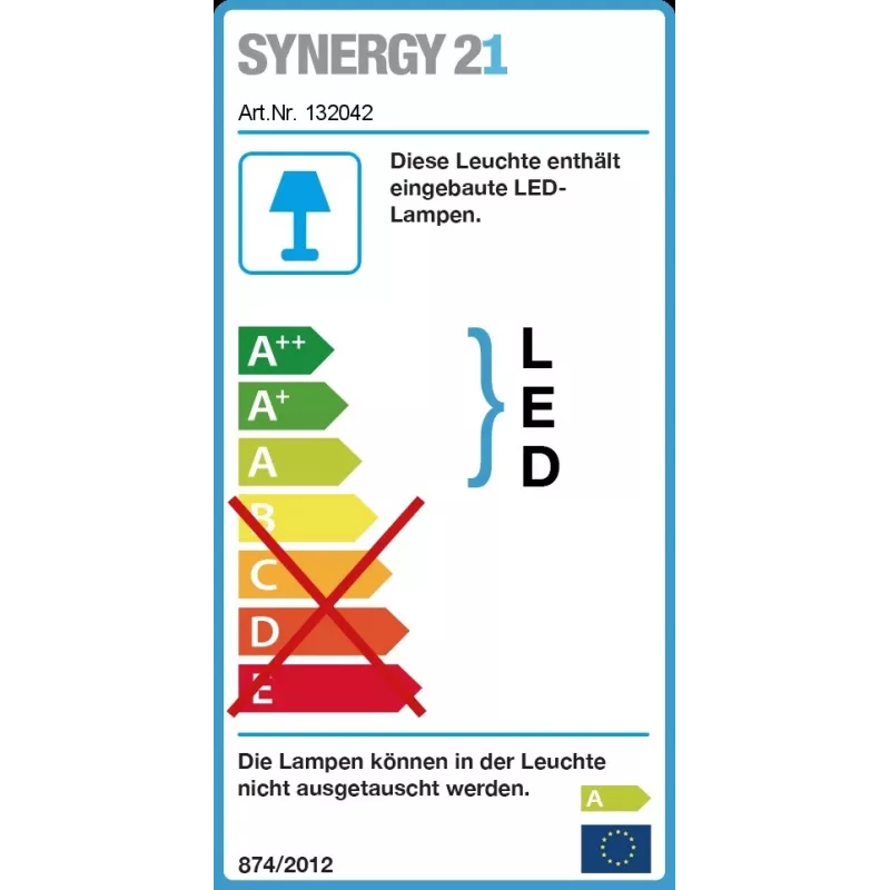 Synergy 21 panel LED 620*620 40W NW/W 24V IP65