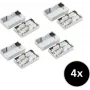 Zestaw przedłużaczy sieciowych ShiverPeaks 75001-SET4 Kat. 6 4‑pak