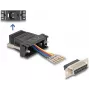 Adapter zmiany płci DELOCK 67087 — D-Sub 15 (HD) żeński na RJ12 czarny