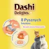 Przysmak dla kota INABA Dashi Delights Chicken & Tuna Bouillon, saszetka 70 g, bez zbóż, bez glutenu, bez soi
