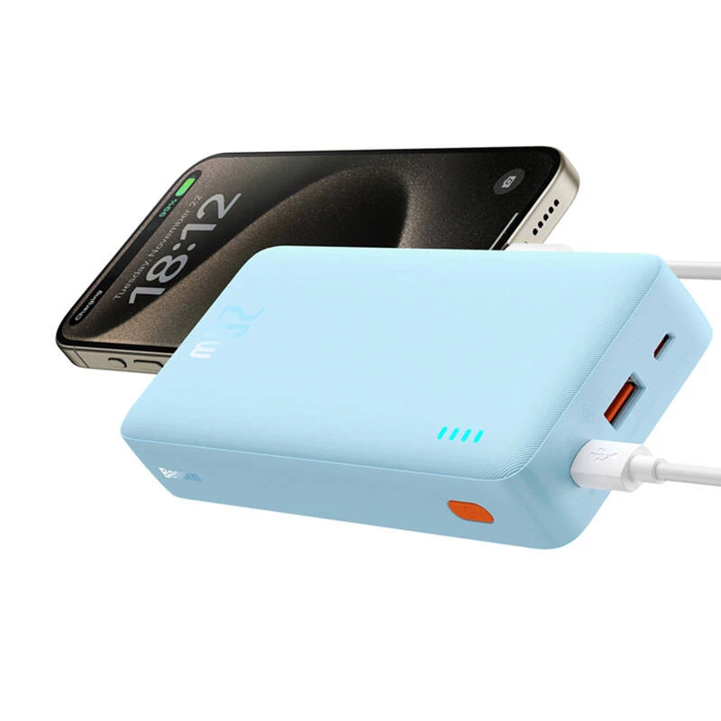 Baseus Airpow litowo-polimerowy (LiPo) 20000 mAh niebieski
