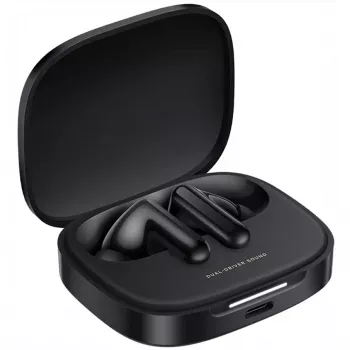 Słuchawki Xiaomi Buds 6 dokanałowe bezprzewodowe, Bluetooth 5.4, ANC, 42 h odtwarzania, IP54, Night Black