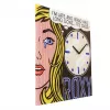 NeXtime klok 8153 Cinema Date, 43x43,2 cm, ścienny, czarny/wielokolorowy