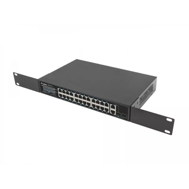 Przełącznik sieciowy Lanberg RSFE-24P-2C-250 Niezarządzalny Gigabit Ethernet (10/100/1000)