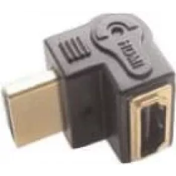 Adapter HDMI e+p HDMI 7 Czarny