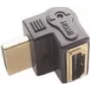 Adapter HDMI e+p HDMI 7 Czarny