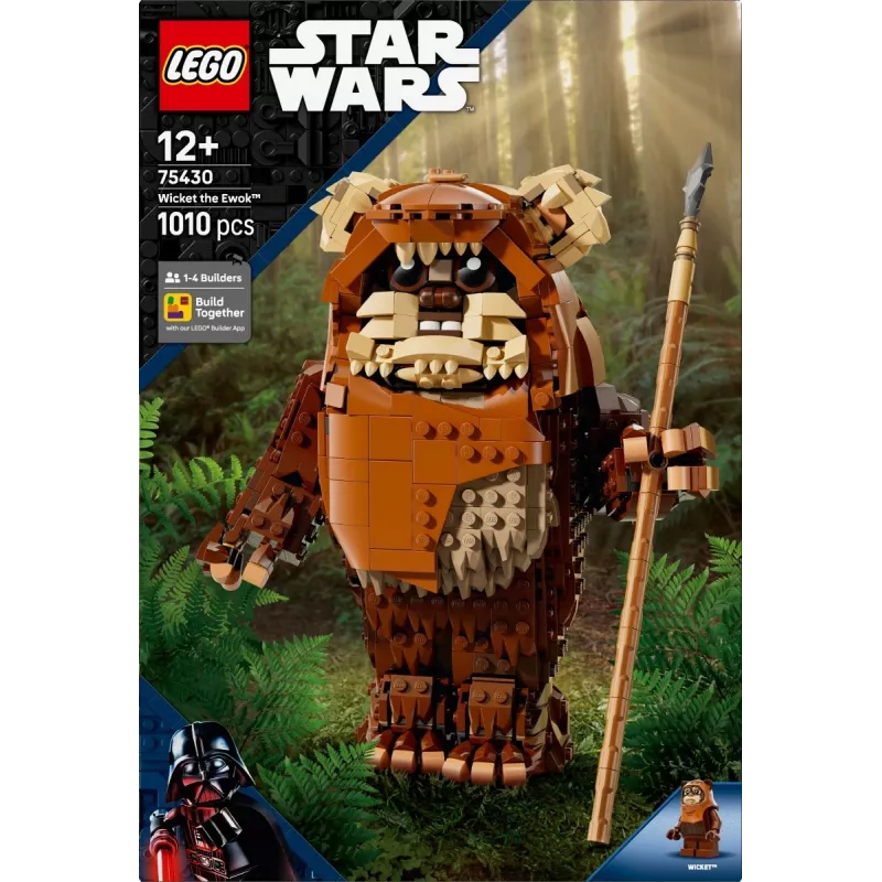 LEGO Star Wars Construct Wicket the Ewok 75430 zestaw konstrukcyjny — 1010 elementów, model 230 mm, wiek 12+