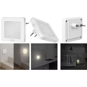 Akcesorium LogiLink Gniazdo Lampki Nocnej LED Kwadratowe (LED013)