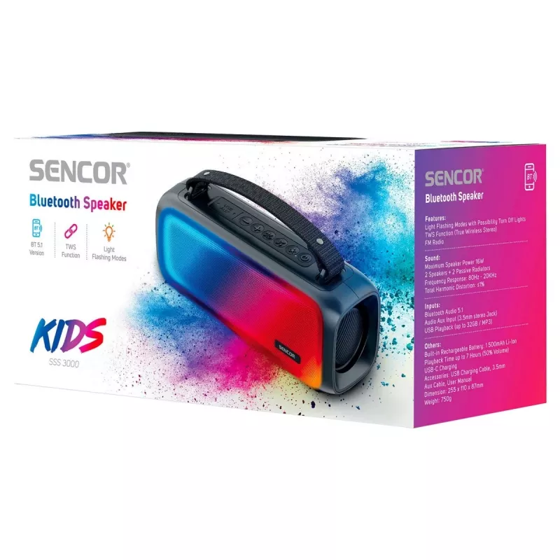 Bluetooth Speaker Sencor SSS 3000 KIDS 5W