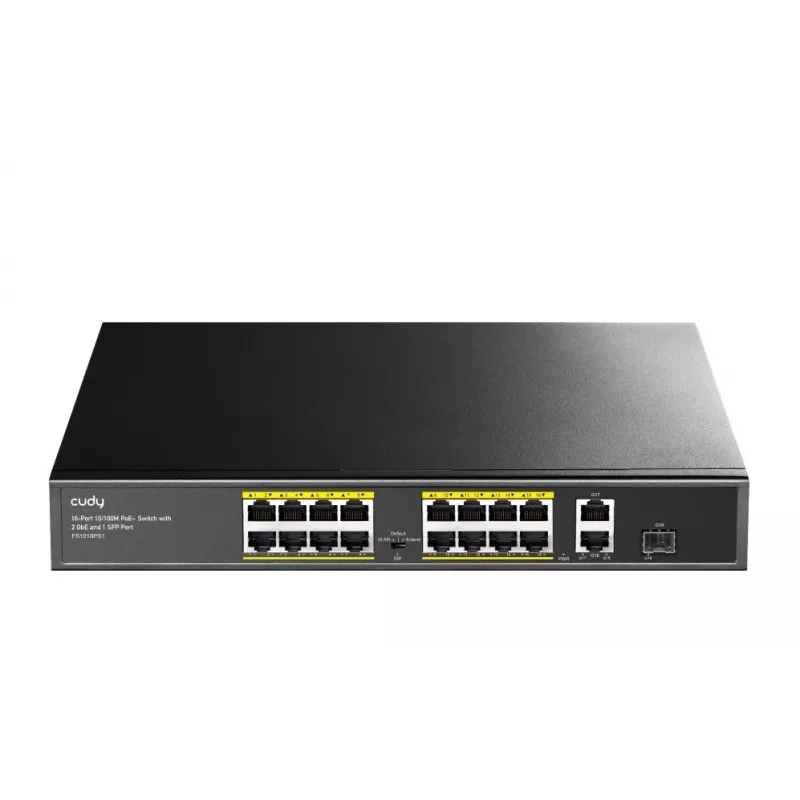 Przełącznik sieciowy Cudy FS1018PS1, 18 portów Fast Ethernet PoE