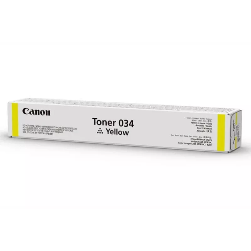 Canon 034 toner 1 szt. Oryginalny żółty