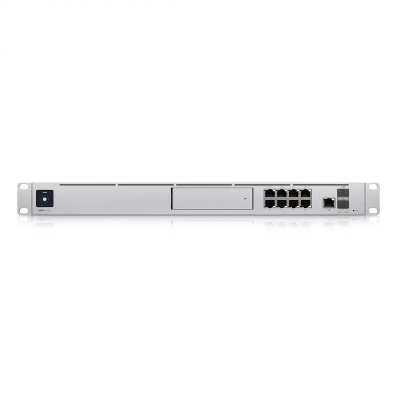 Bramka UBIQUITI Dream Machine Special Edition — szafa 1U, 8x RJ-45 LAN, PoE, procesor 1,7 GHz, 4 GB DDR4, 16 GB flash, ekran dotykowy 3,3 cm