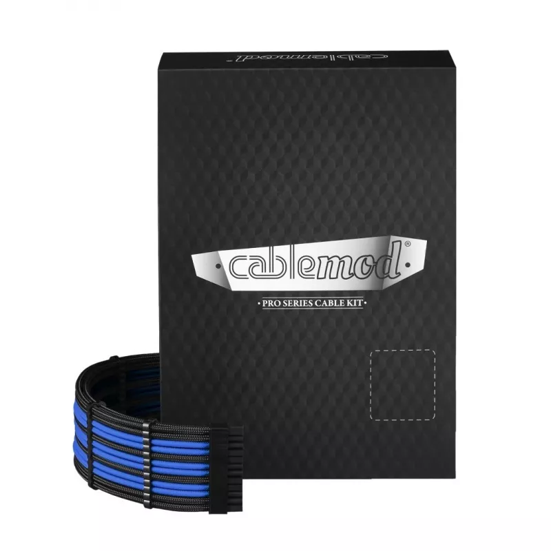 Wewnętrzny kabel zasilający Cablemod CM-PRTS-FKIT-NKKB-R czarno-niebieski