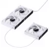 Wentylator chłodzący Jonsbo ZK-120W 3in1 A-RGB biały — 120 mm, podświetlenie A-RGB