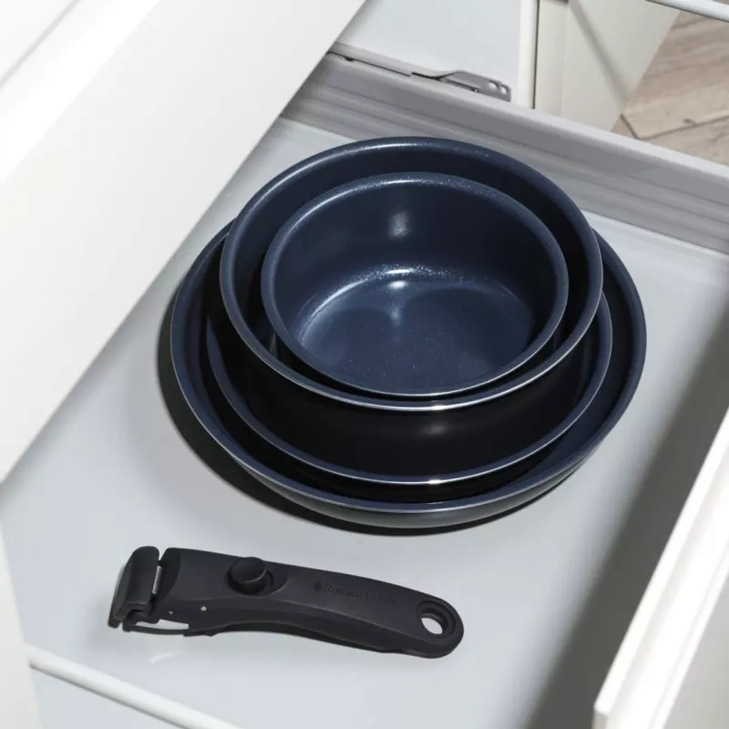 Zestaw garnków Russell Hobbs RH03319EU7, 5-częściowy, patelnie nieprzywierające, zmywarka