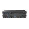 Lindy 2 Port Dual Head HDMI 4K60, USB 3.0 KVM Switch, 4096 x 2160 pikseli, 4K Ultra HD, Czarny