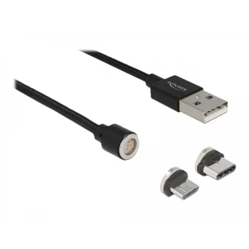 Kabel USB DeLOCK 85723 USB 2.0 1,1 m USB A USB C/Micro-USB B Czarny