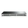 D-Link 52-portowy Gigabitowy przełącznik Smart Managed z możliwością układania w stos, w tym 4 x 10G SFP+