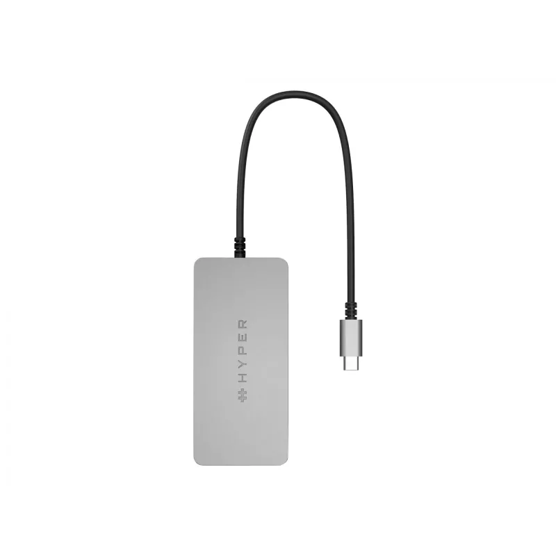 Koncentrator interfejsów HYPER HDMB2 USB 3.2 Gen 1 (3.1 Gen 1) Type-C 5000 Mbit/s Stal nierdzewna