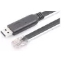 Kabel konsolowy - USB A - RJ45 - Czarny