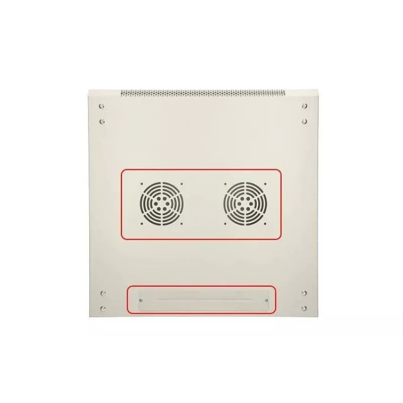 Extralink Szafa rackowa 6U 600x450 ASP szara do montażu na ścianie, metalowe drzwi