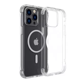 Przezroczyste magnetyczne etui ochronne Joyroom JR-14H7 do iPhone 14 Plus, mocowanie magnetyczne, przezroczysta obudowa