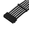 Przedłużacz ATX SILVERSTONE SST-PP07E-MBBW 30 cm czarno-biały