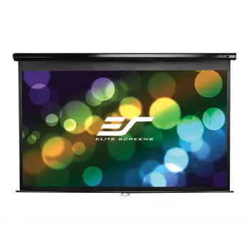 Elite Screens | Manual Series | M92UWH | Przekątna 92 cale | 16:9 | Szerokość obrazu (S) 204 cm | Czarny