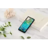 Etui na telefon iKins Samsung Galaxy S20+ — czarne lilie wodne