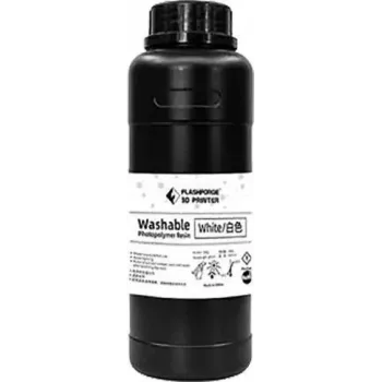 Żywica Flashforge do druku 3D UV/LCD zmywalna biała 0,5 l 405 nm